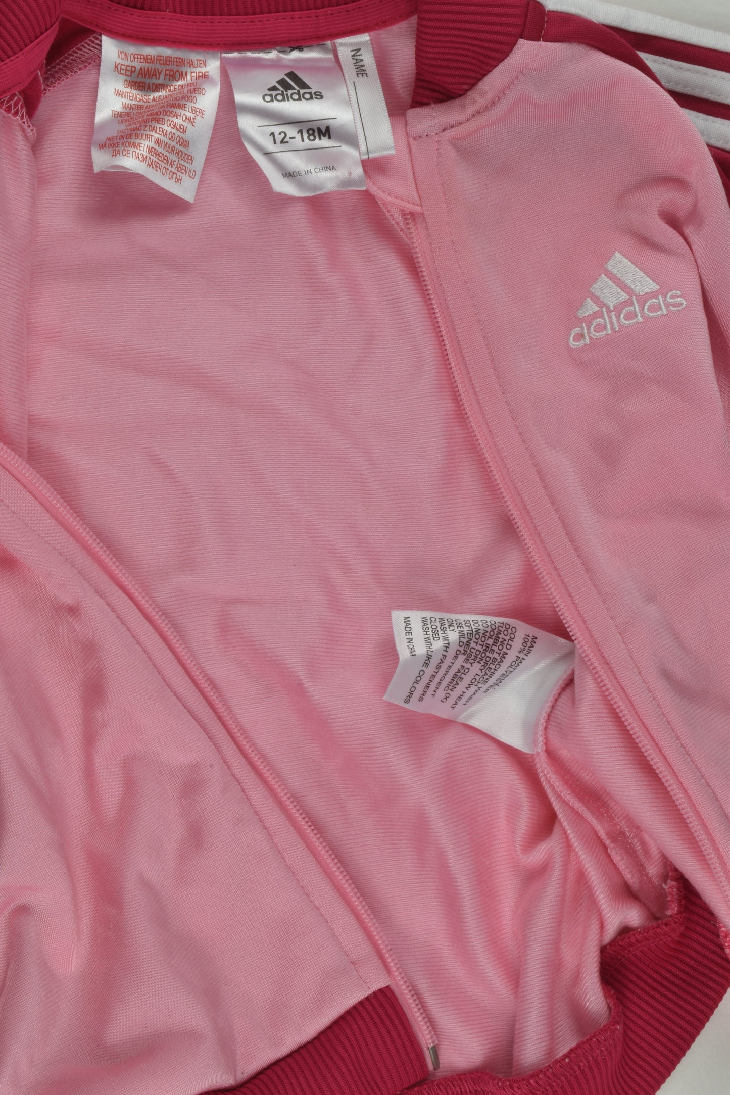 Adidas Size 1 Zip Jumper