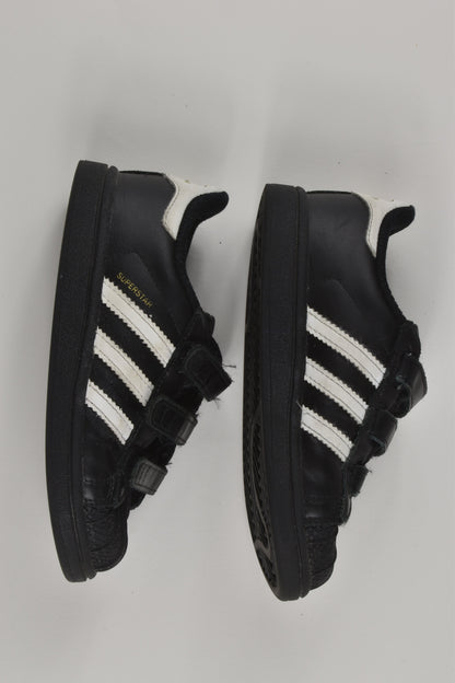 Adidas Superstar Size UK 9 Black Shoes