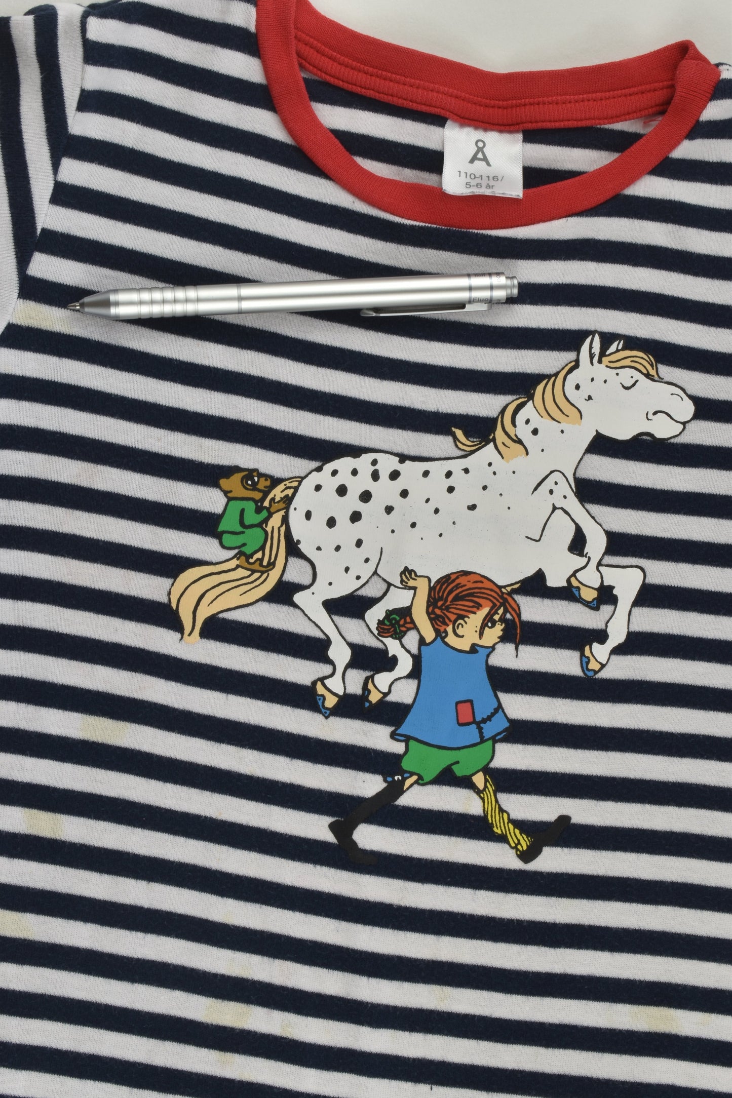 Åhléns Size 5-6 (110/116 cm) Pippi Longstocking Dress