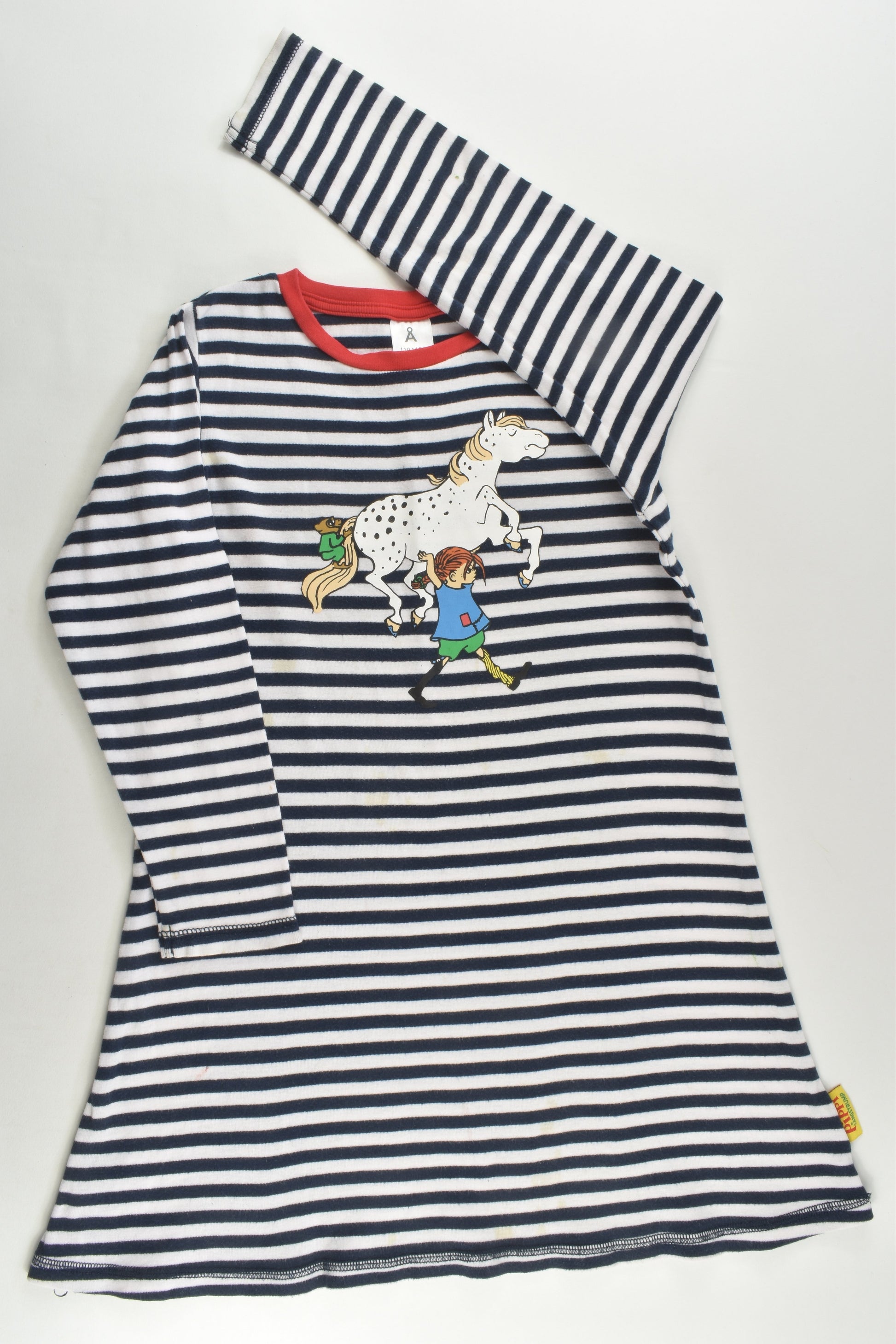 Åhléns Size 5-6 (110/116 cm) Pippi Longstocking Dress