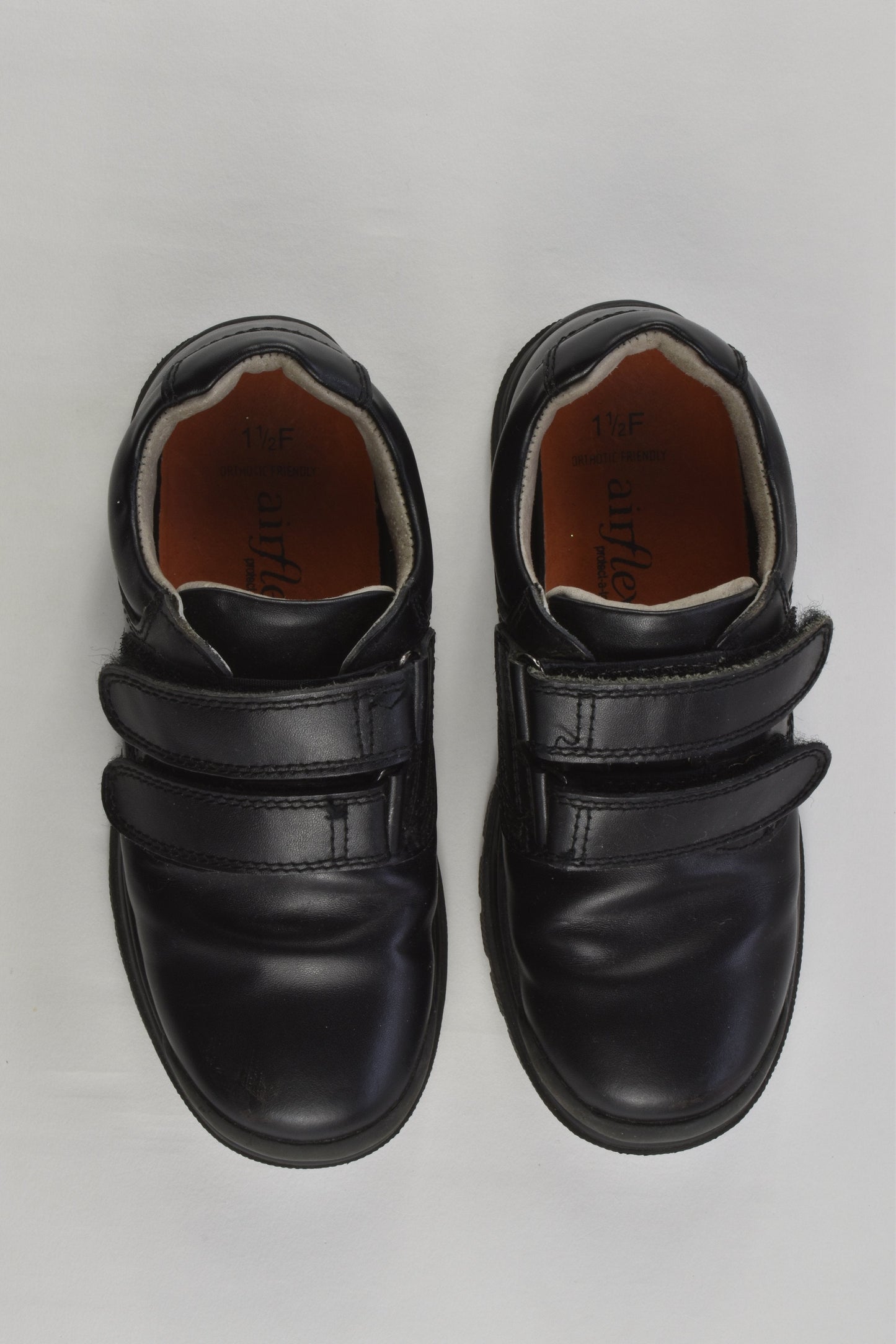 Airflex Size UK 1.5 Leather Orthotic Friendly Shoes
