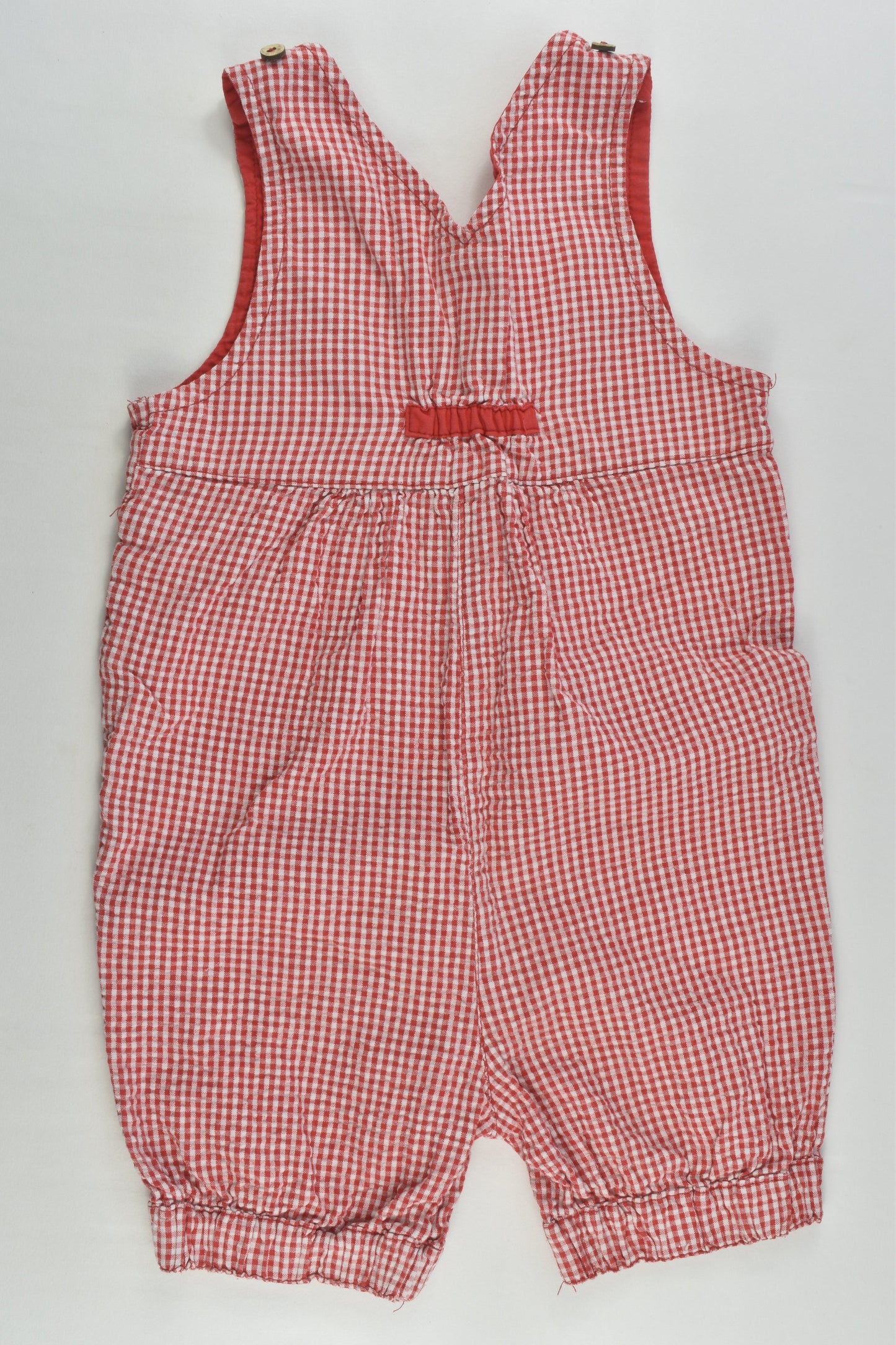 Alana Size 0-1 Checked Clover Short Romper