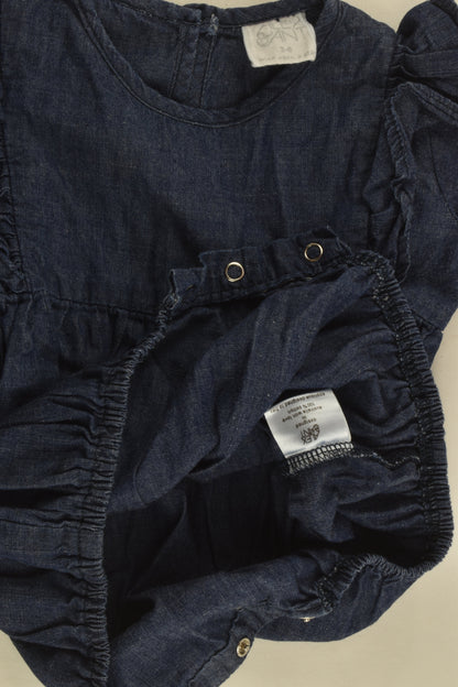 Alex and Ant Size 00 Denim Romper