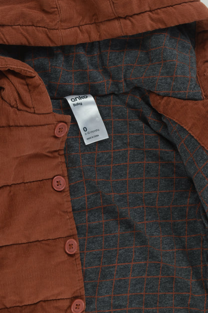 Anko Size 0 Lined Lightly Padded Cord Jacket