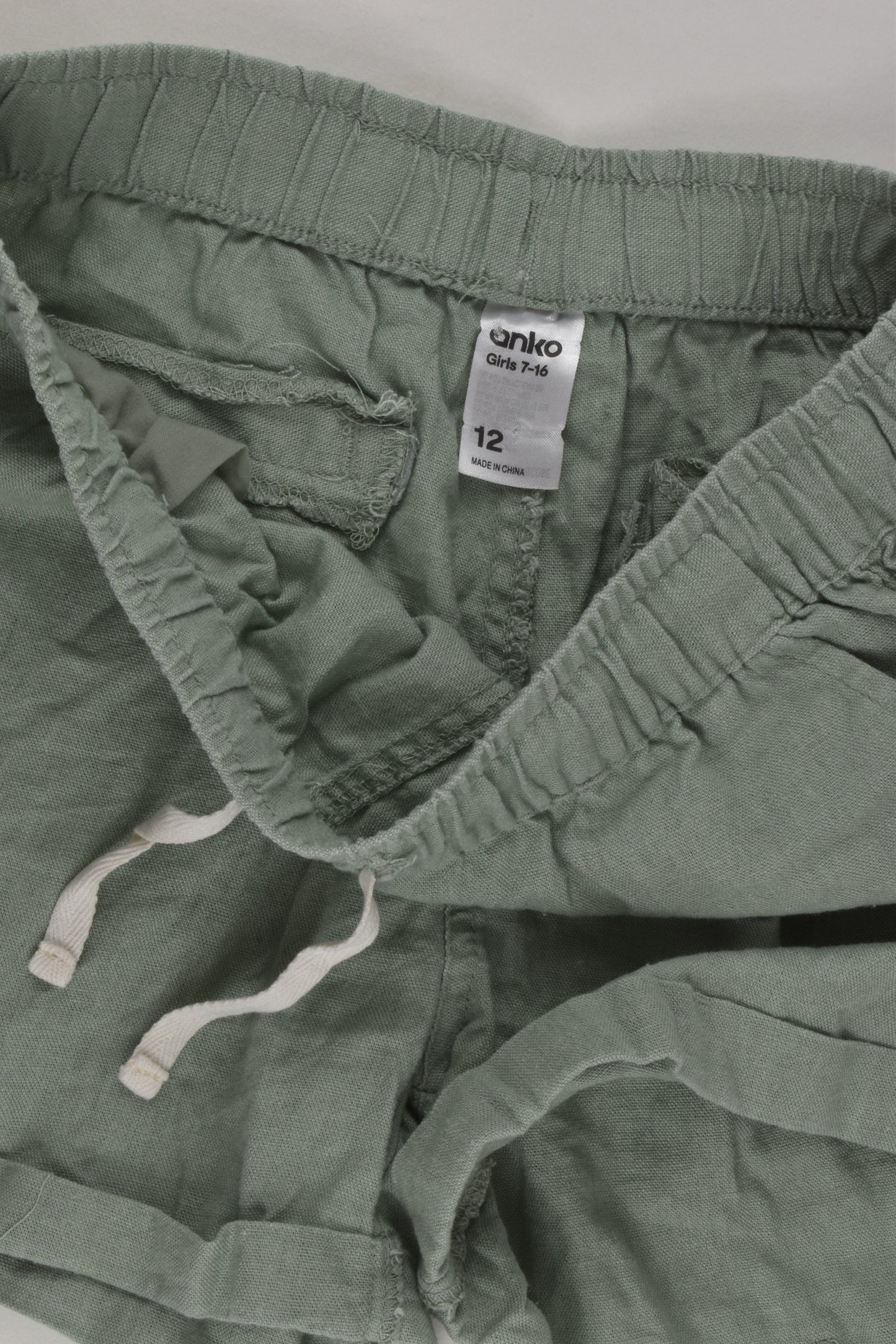 Anko Size 12 Linen Blend Shorts