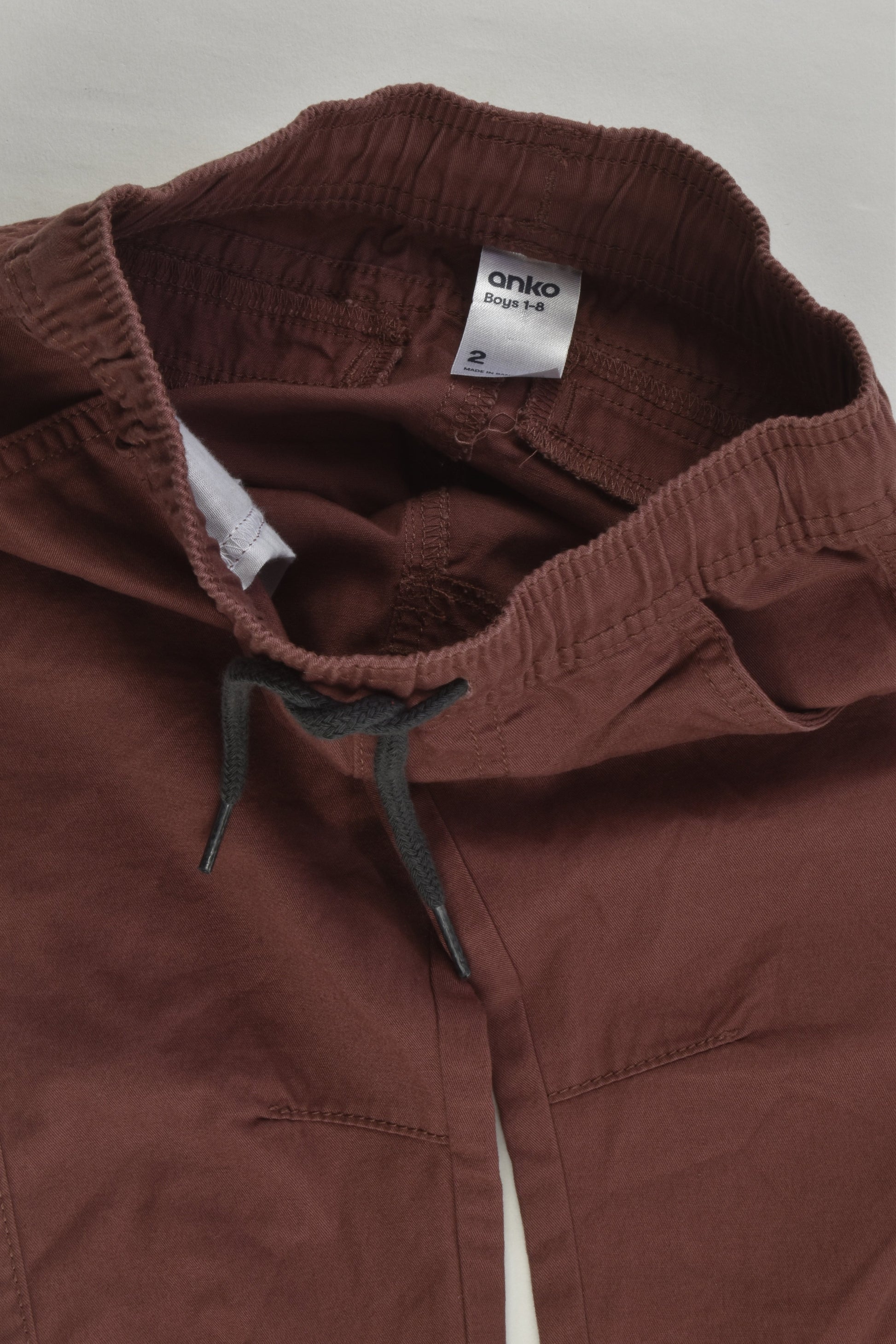 Anko Size 2 Lightweight Cuffed Chino Pants