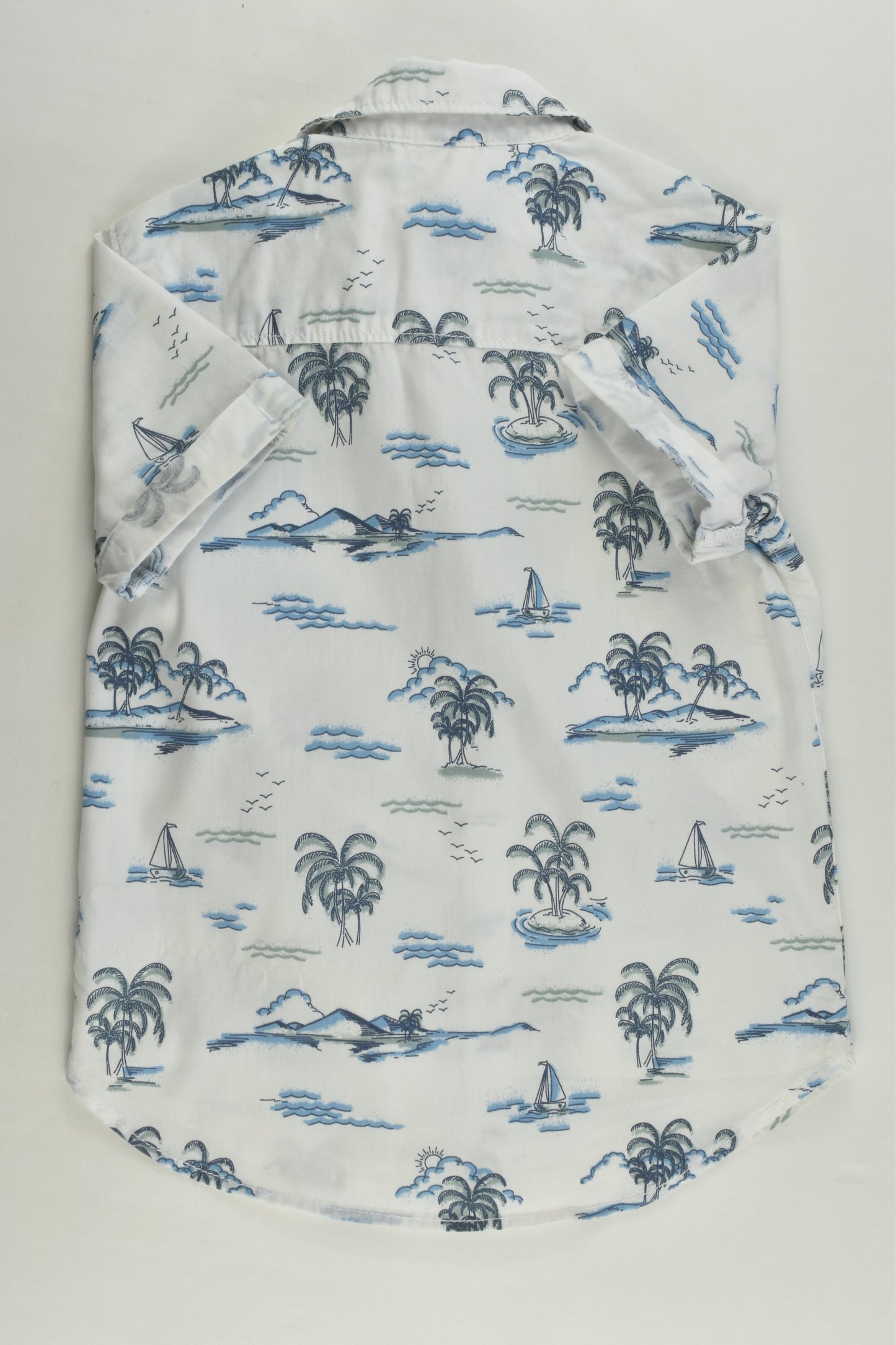 Anko Size 2 Palm Tree Island Shirt