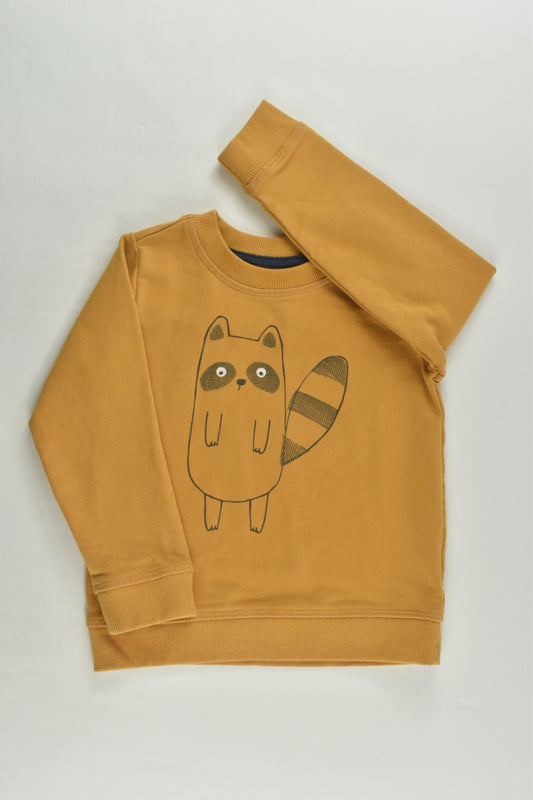 Anko Size 2 Raccoon Sweater