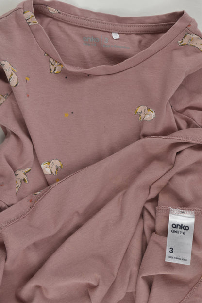 Anko Size 3 Bunnies Dress