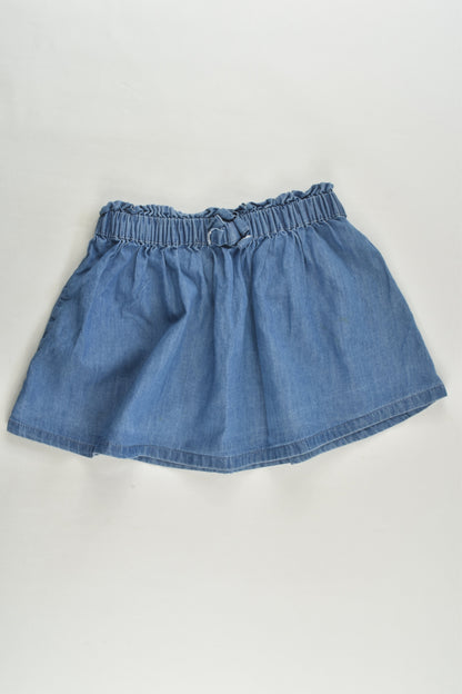 Anko Size 3 Lightweight Denim Skirt