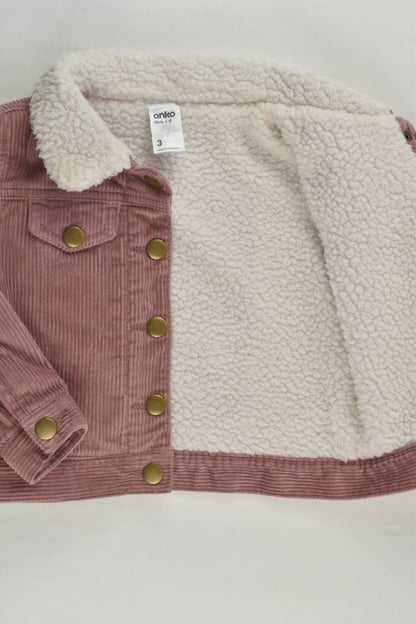 Anko Size 3 Sherpa/Cord Jacket