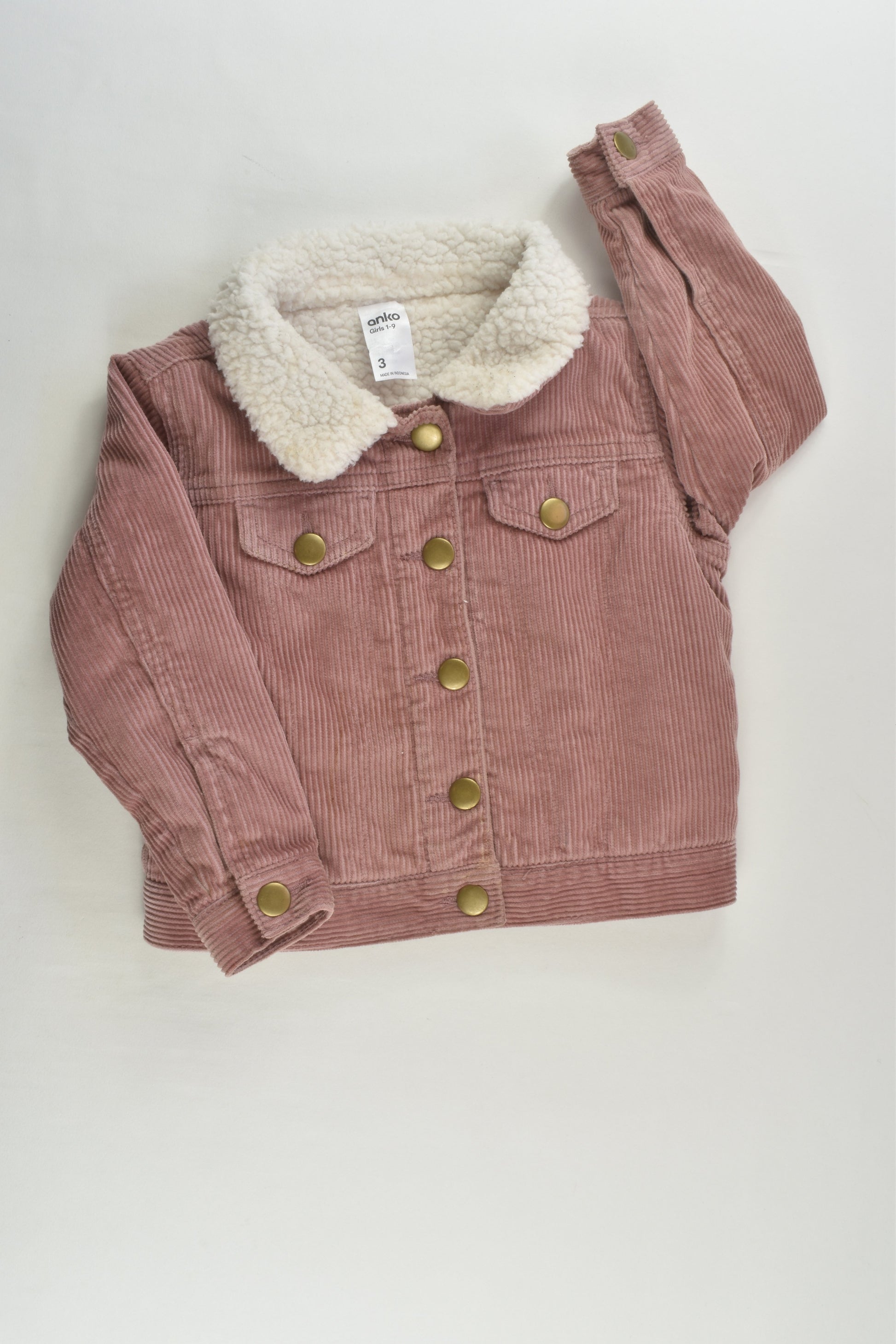 Anko Size 3 Sherpa/Cord Jacket