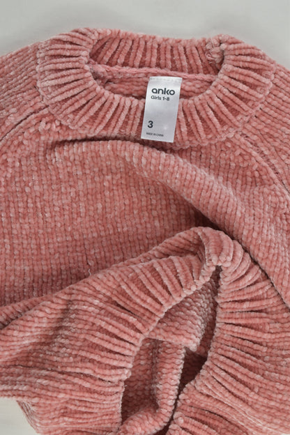 Anko Size 3 Very Soft Knitted Jumper