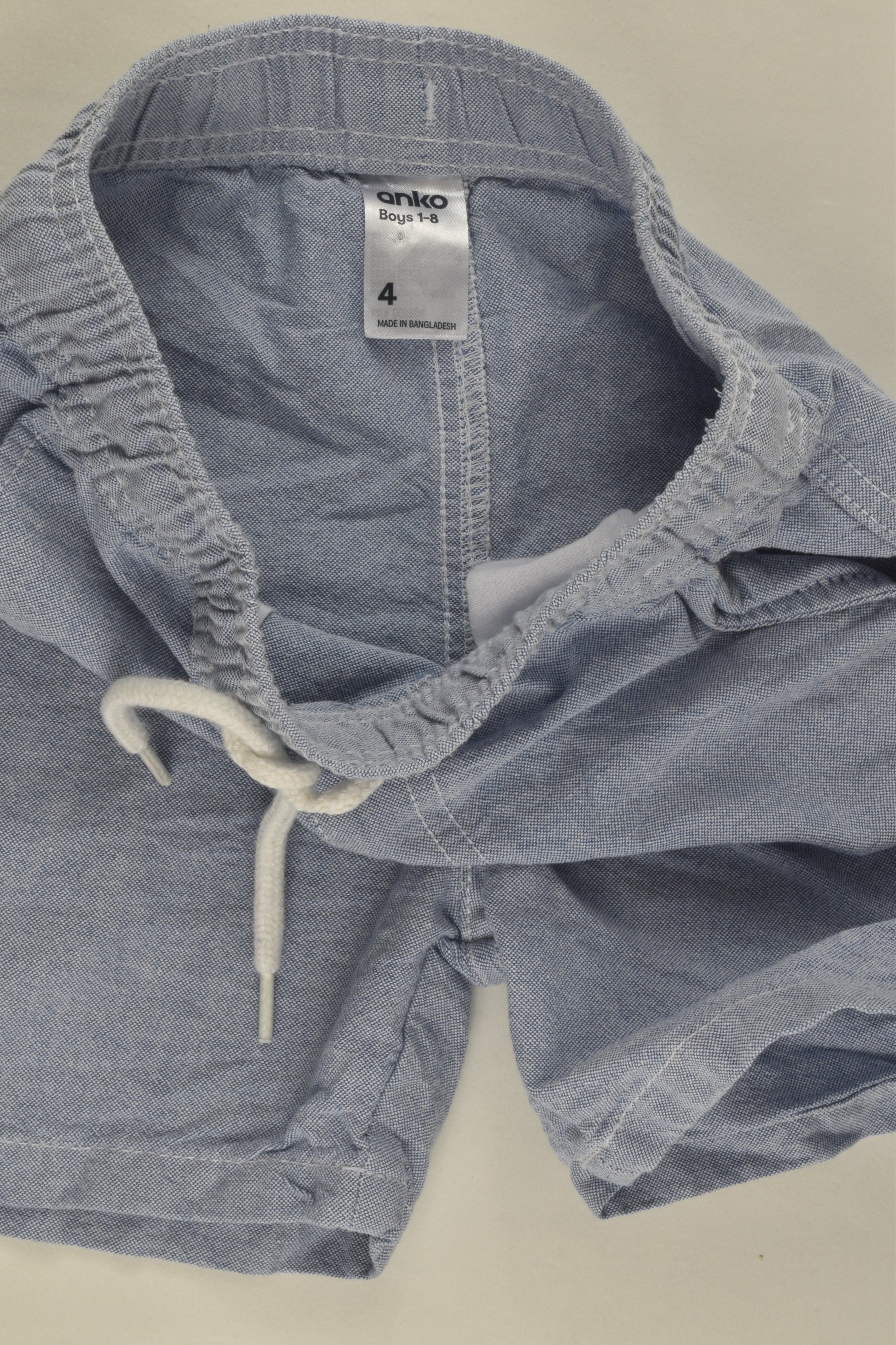 Anko Size 4 Blue Lightweight Shorts