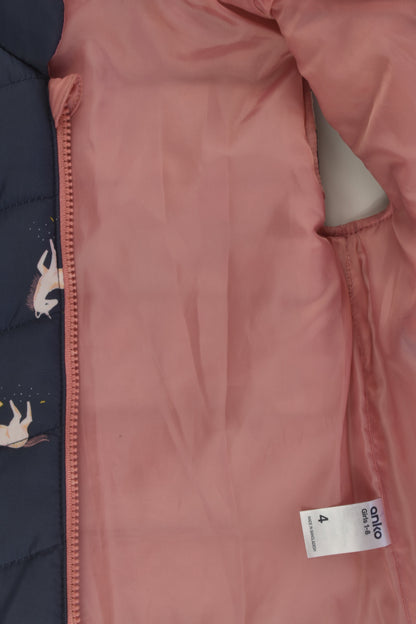 Anko Size 4 Unicorn Puffer Vest