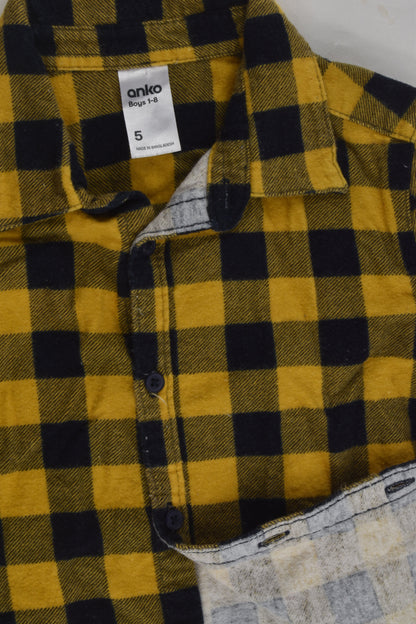 Anko Size 5 Flannelette Shirt
