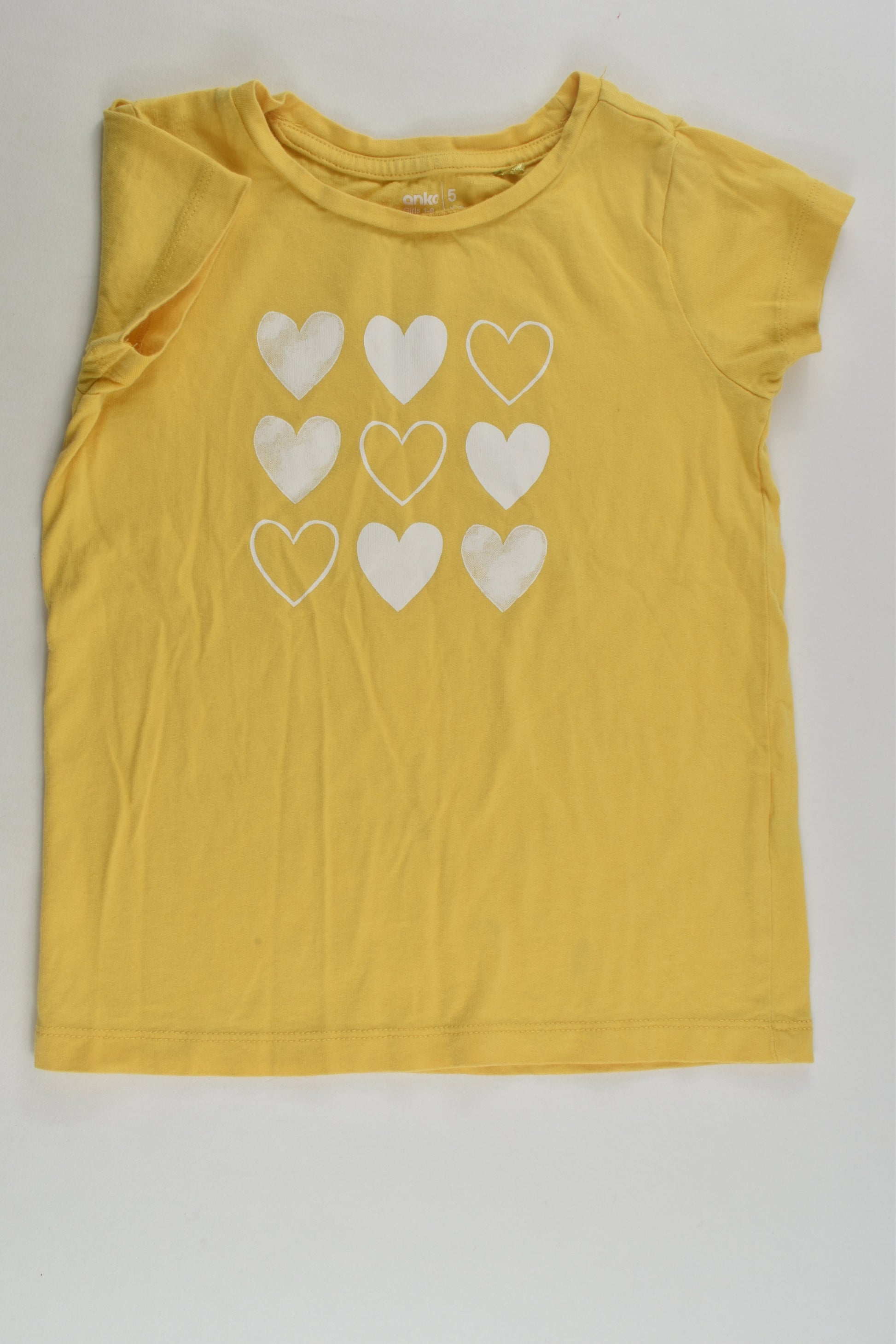 Anko Size 5 Hearts T-shirt