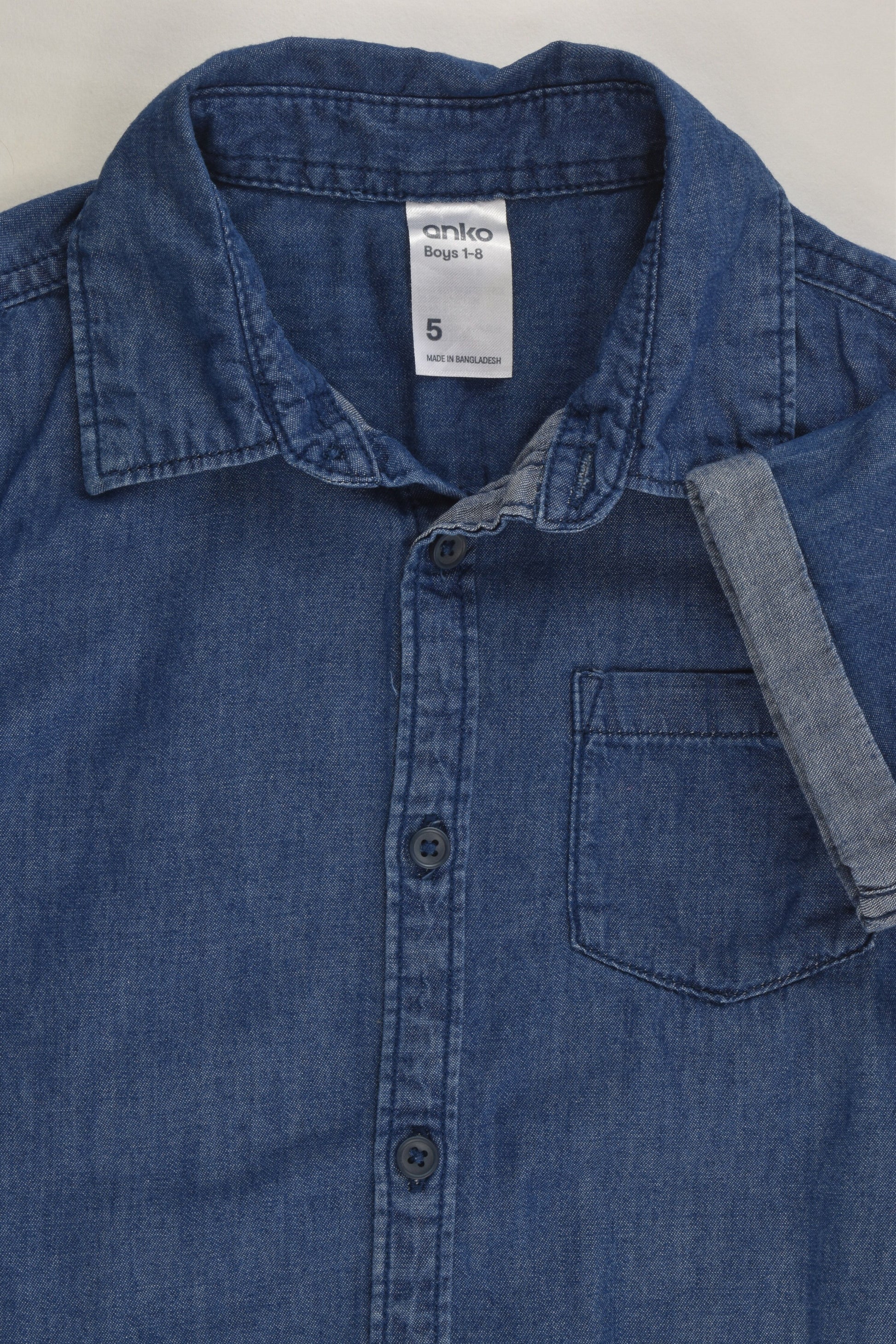 Anko Size 5 Lightweight Denim Shirt