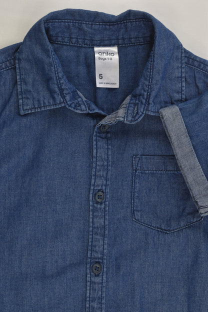 Anko Size 5 Lightweight Denim Shirt