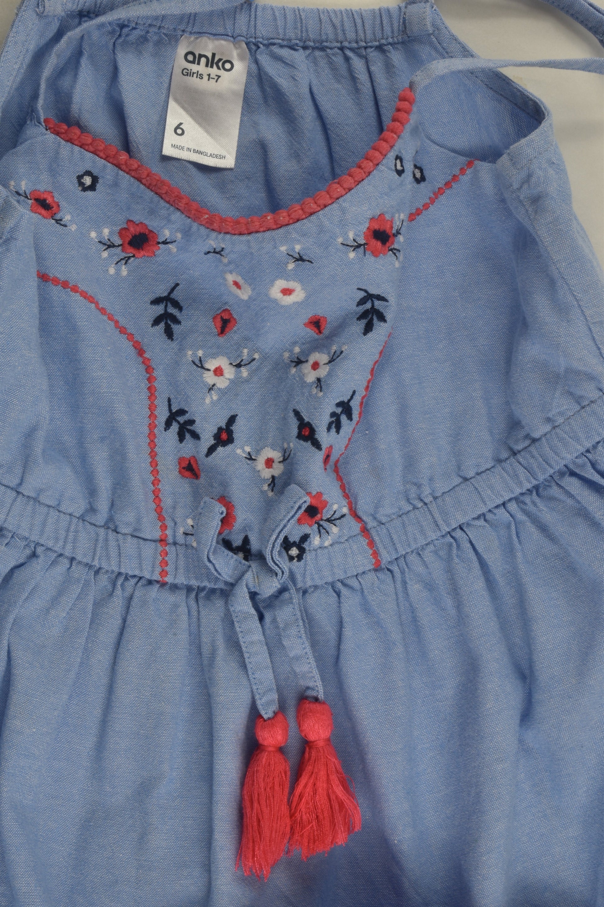 Anko Size 6 Embroidery Dress