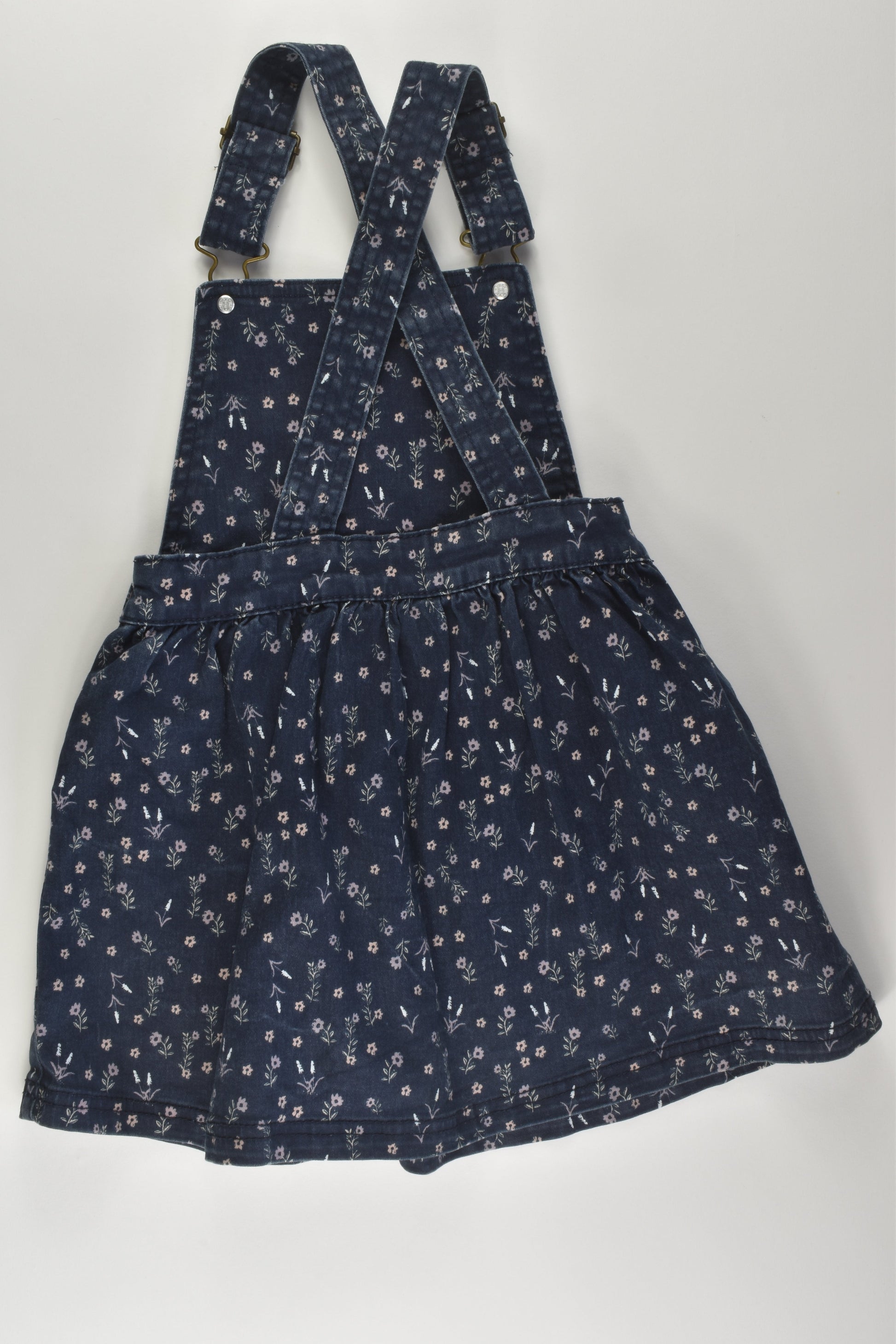 Anko Size 6 Floral Pinafore Dress
