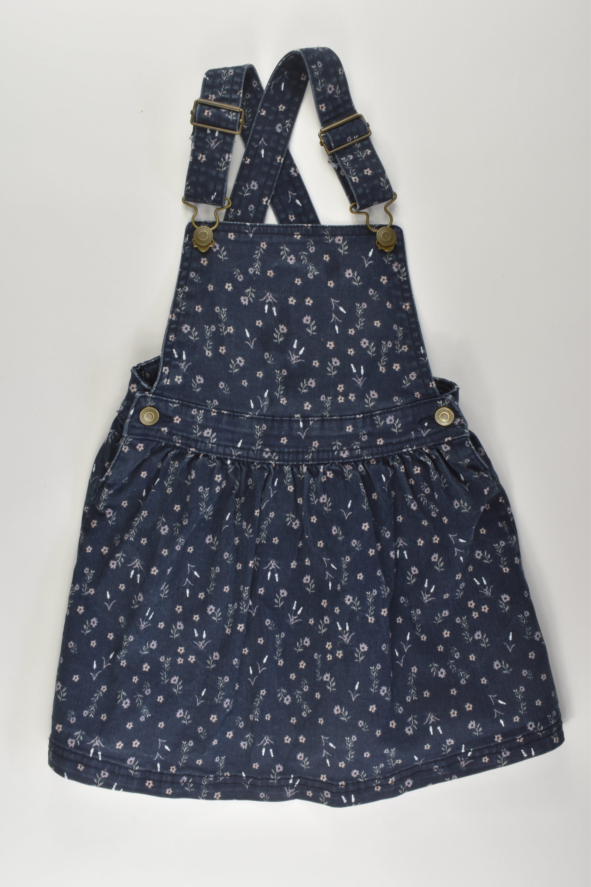 Anko Size 6 Floral Pinafore Dress