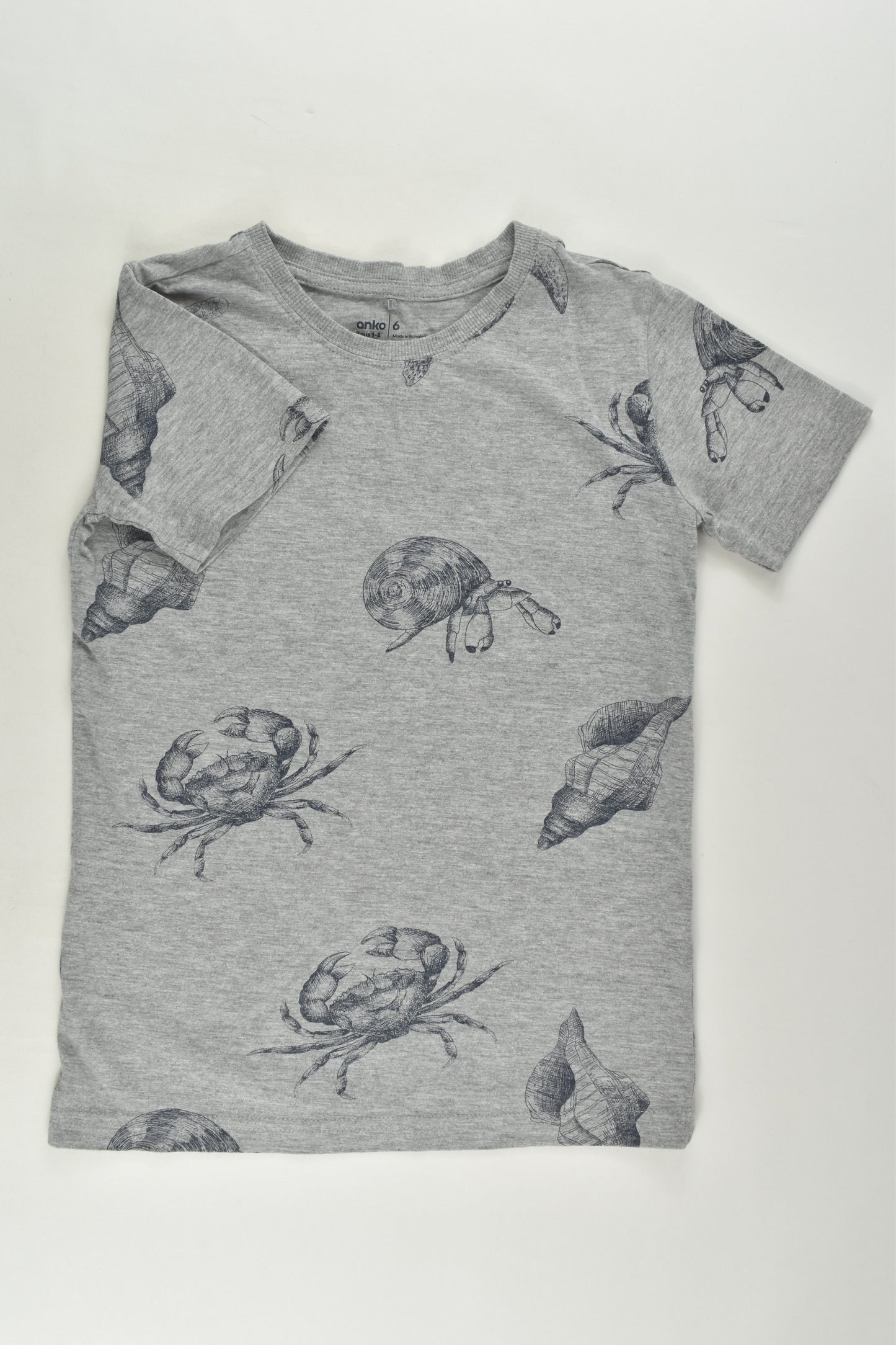 Anko Size 6 Sea Creatures T-shirt