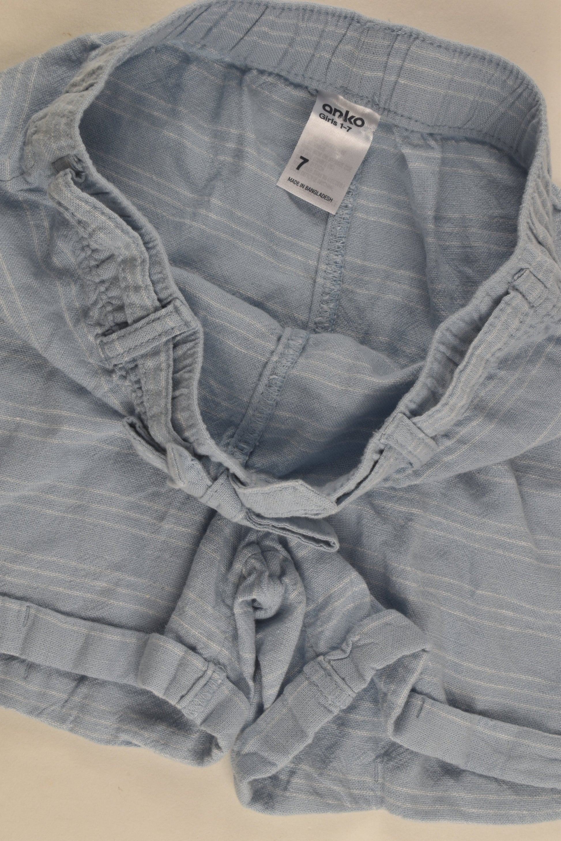 Anko Size 7 Linen Blend Shorts