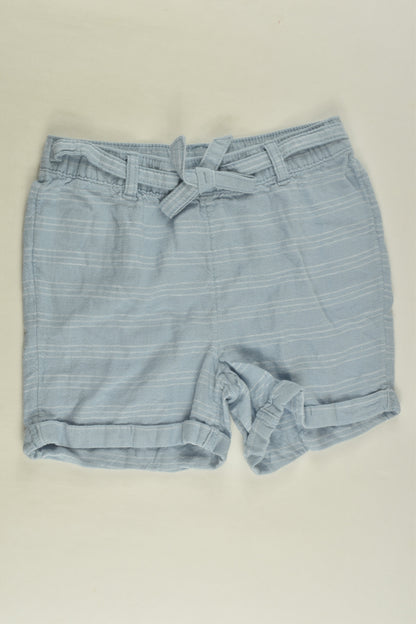 Anko Size 7 Linen Blend Shorts