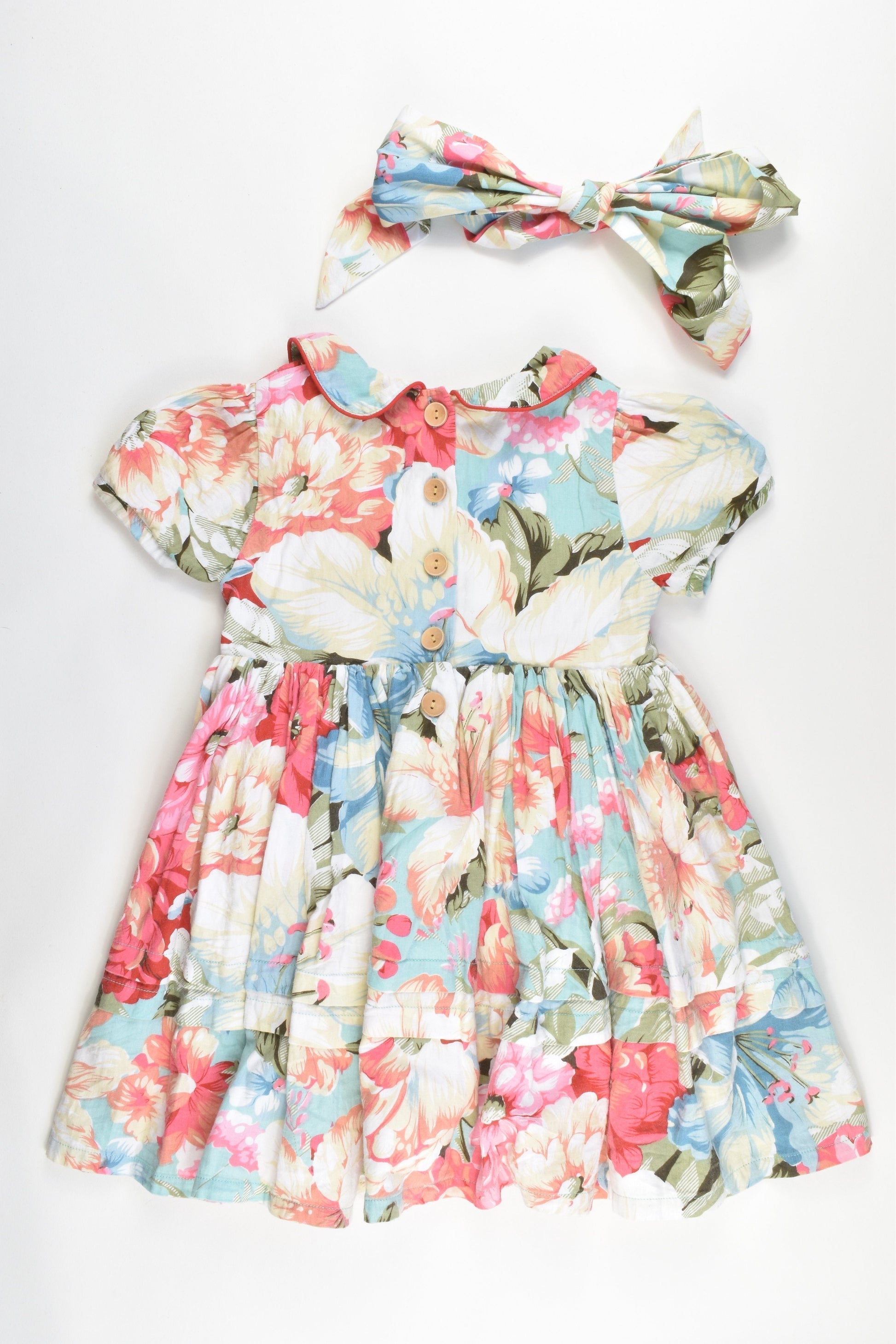Annabelle Boutique Size 4 Dress and matching Head Wrap