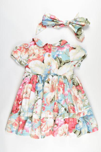 Annabelle Boutique Size 4 Dress and matching Head Wrap