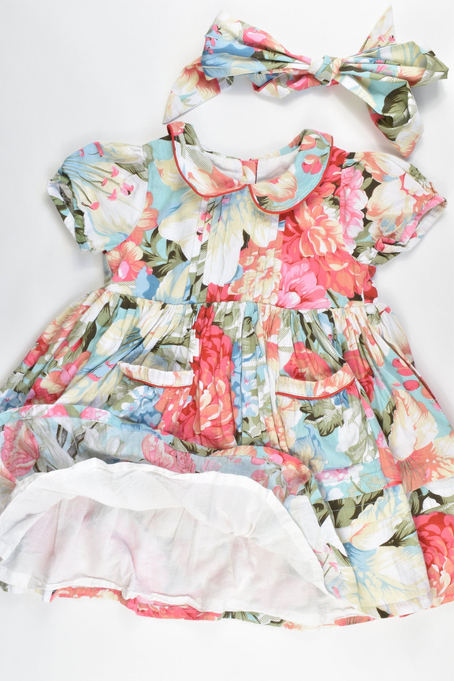 Annabelle Boutique Size 4 Dress and matching Head Wrap