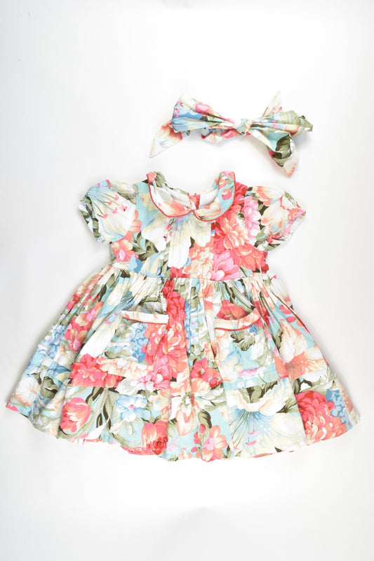 Annabelle Boutique Size 4 Dress and matching Head Wrap