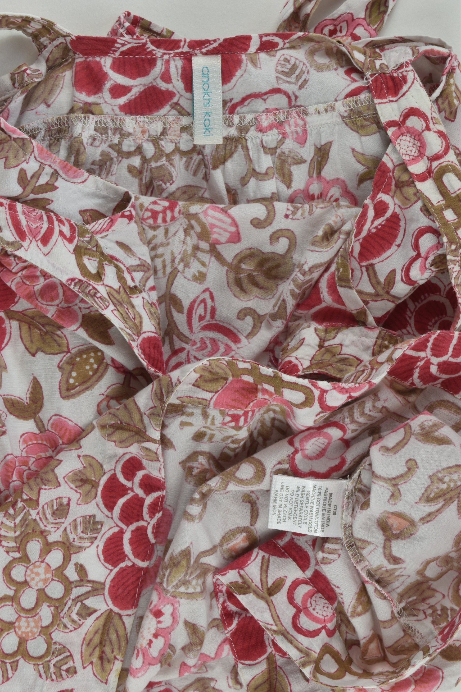 Anokhi Koki Size 4-5 Lightweight Floral Dress