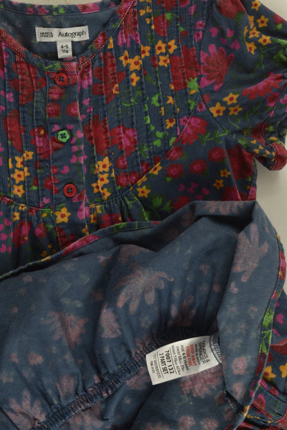 Autograph by Marks & Spencer Size 4-5 Floral Cord Dress