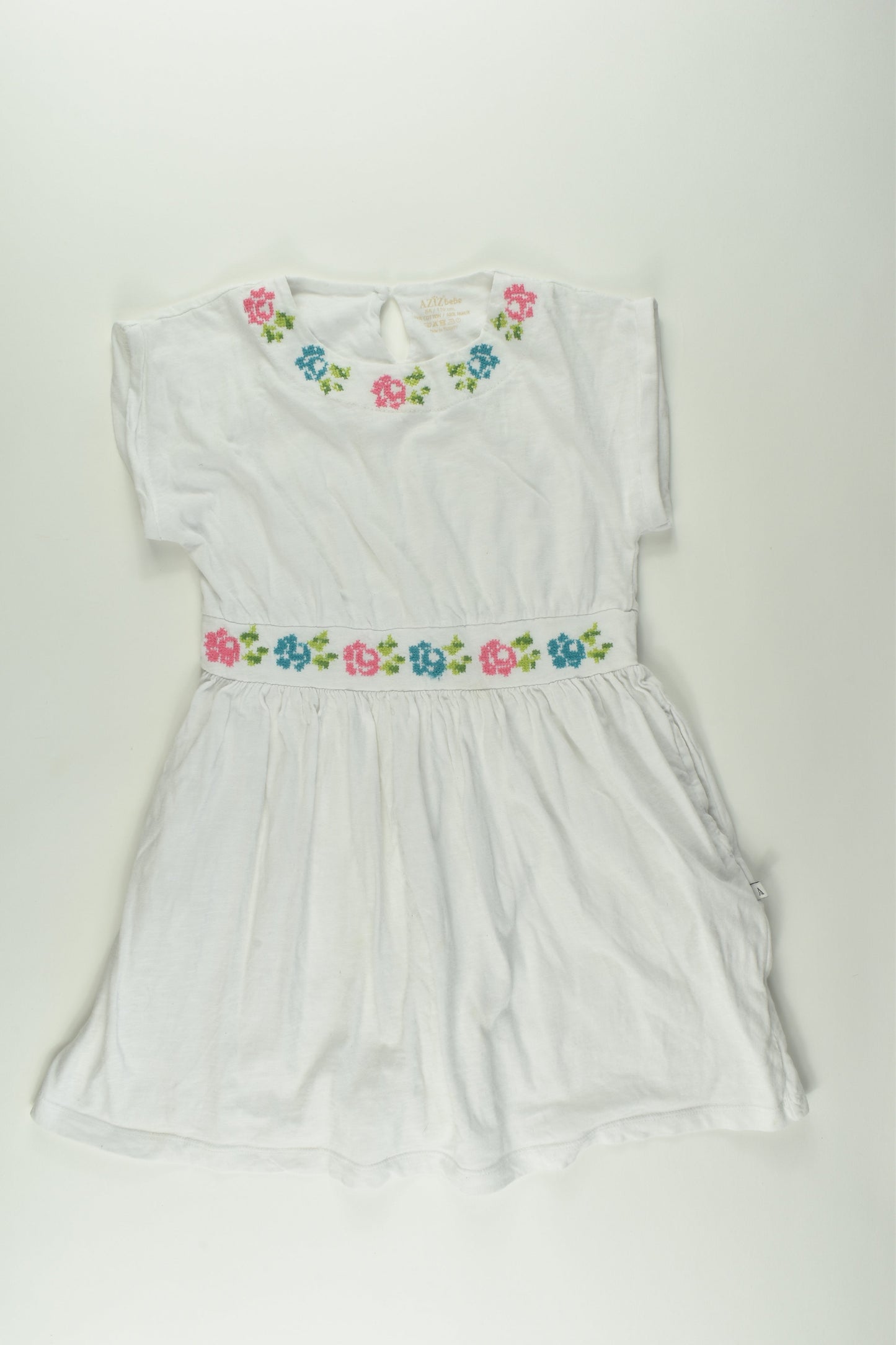 Aziz Bebe Size 5 Embroidery Dress