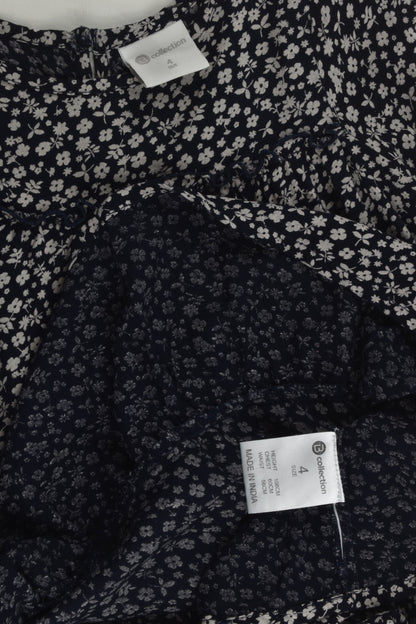 B Collection Size 4 Floral Viscose Dress