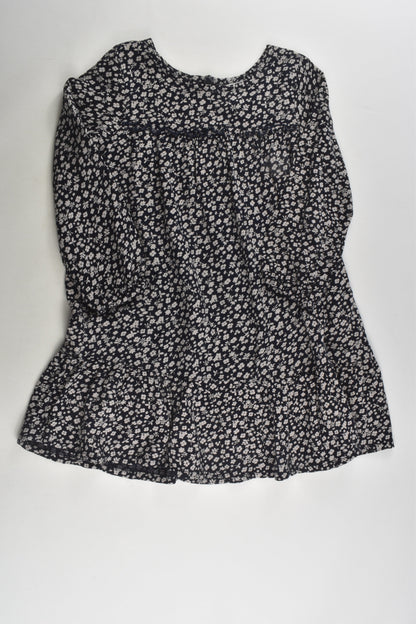 B Collection Size 4 Floral Viscose Dress