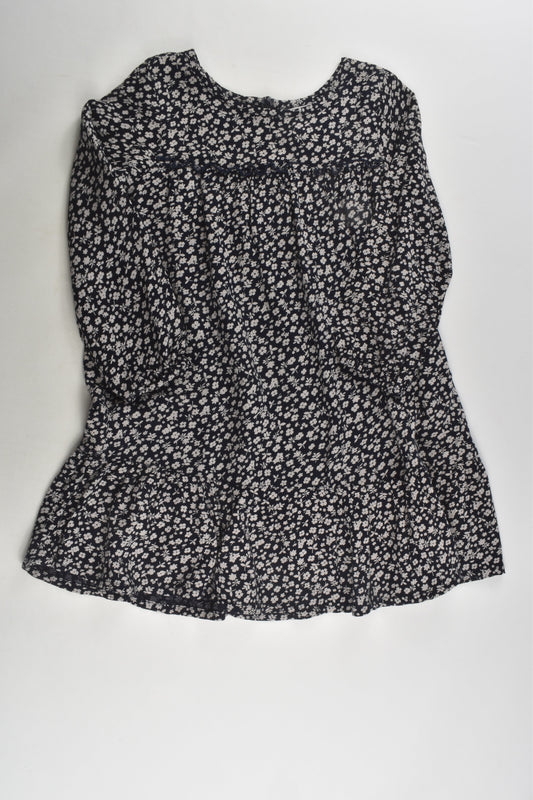 B Collection Size 4 Floral Viscose Dress