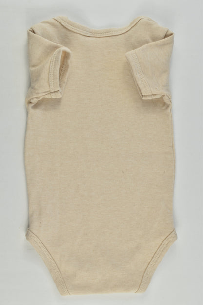 BQT Baby Organic Size 000-00 (0-6 months) Teddy Bear Bodysuit