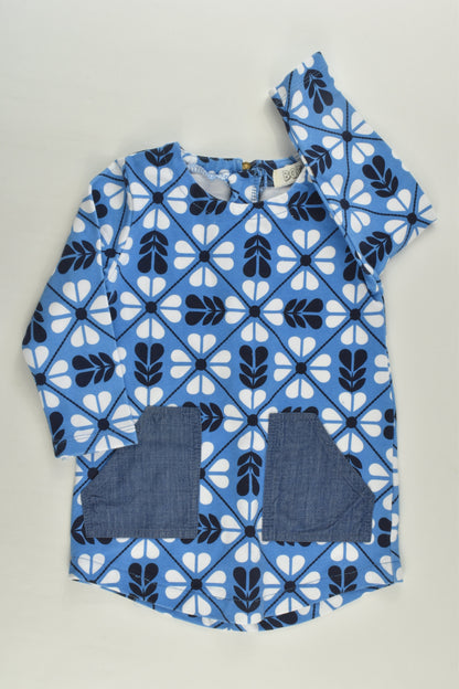 BQT Size 1 Retro Flowers Tunic/Dress