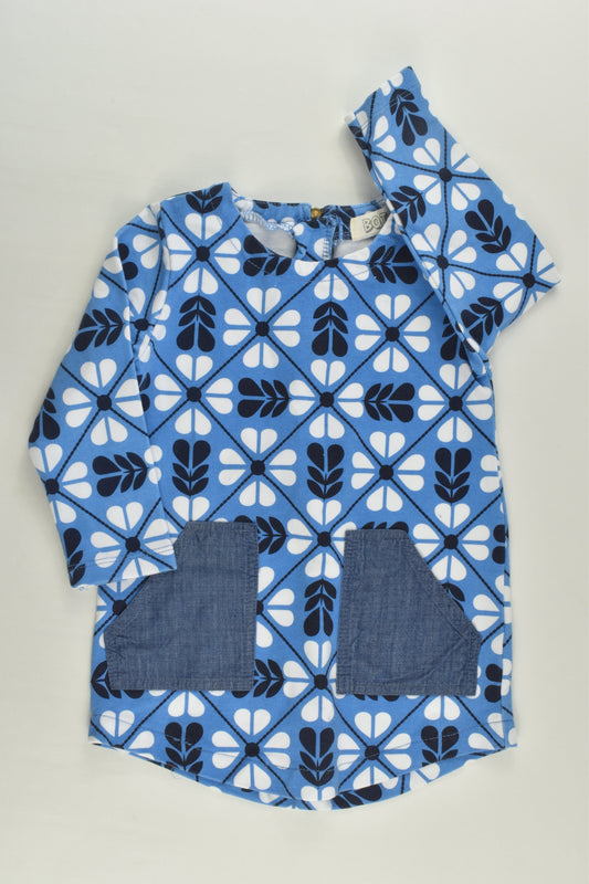 BQT Size 1 Retro Flowers Tunic/Dress