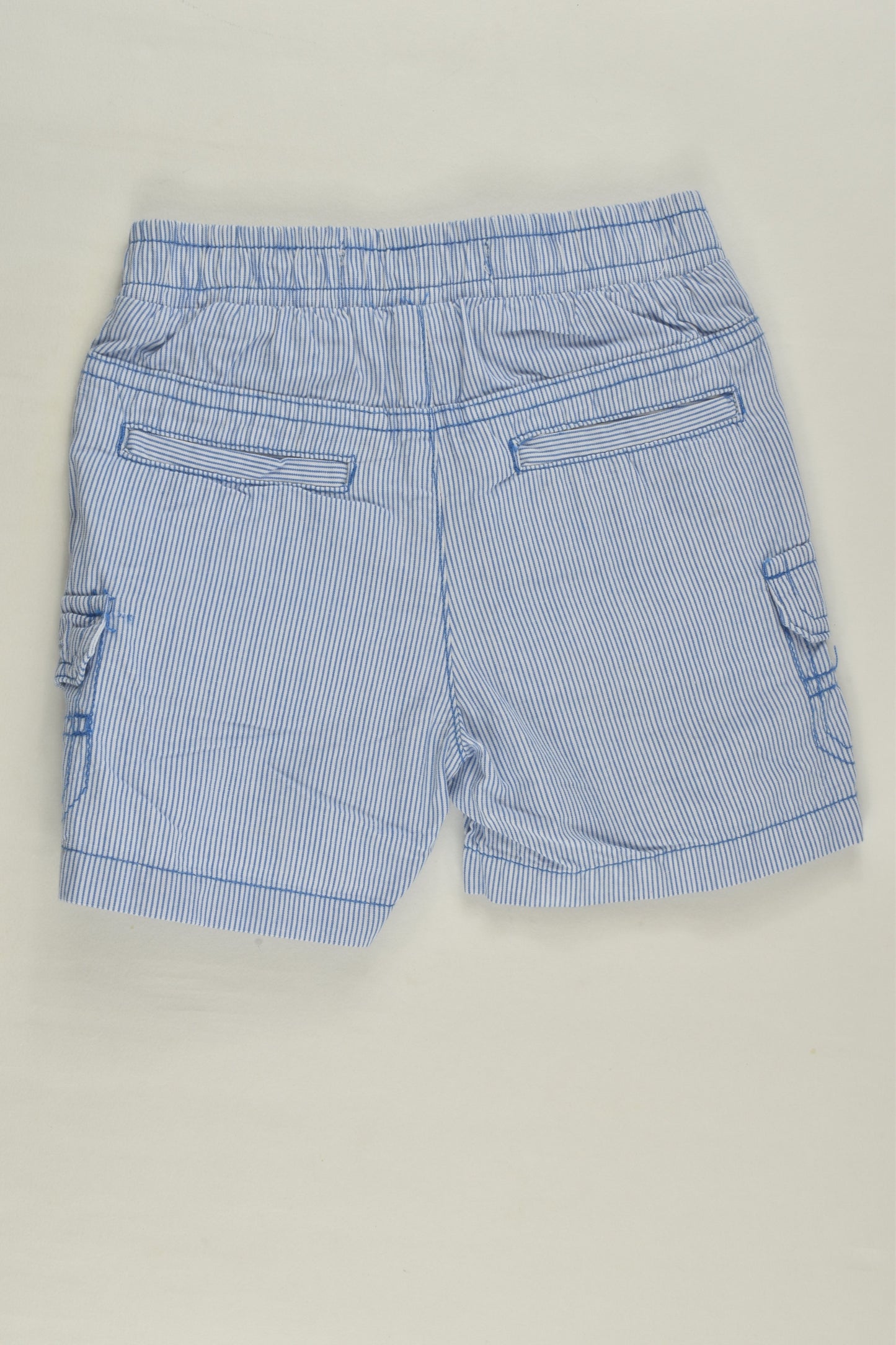 Babaluno Size 0 (6-9 months) Lightweight Striped Shorts