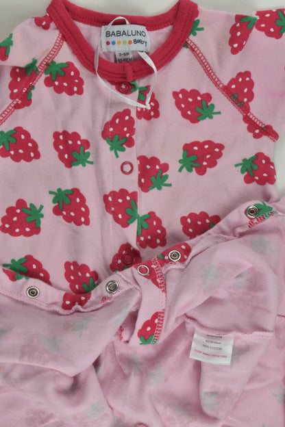 Babaluno Size 00 Rasberry Romper