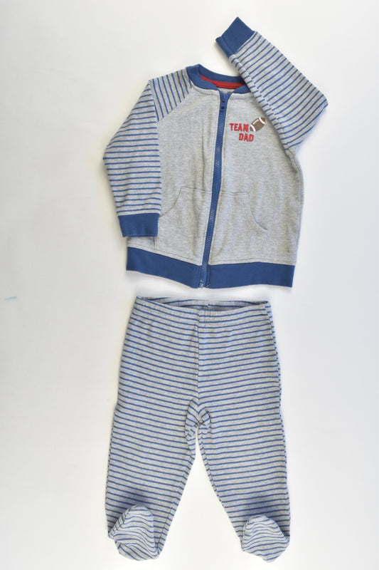 BabiesRus Size 9 months (Smallish sizing, more like 00) "Team Dad" Set