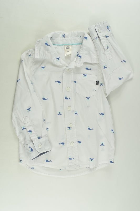 Baby B'Gosh Size 3 Whales Shirt