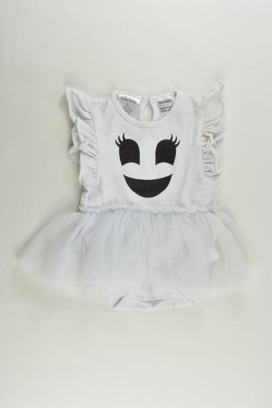 Baby Baby Size 00 Ghost Tulle Bodysuit