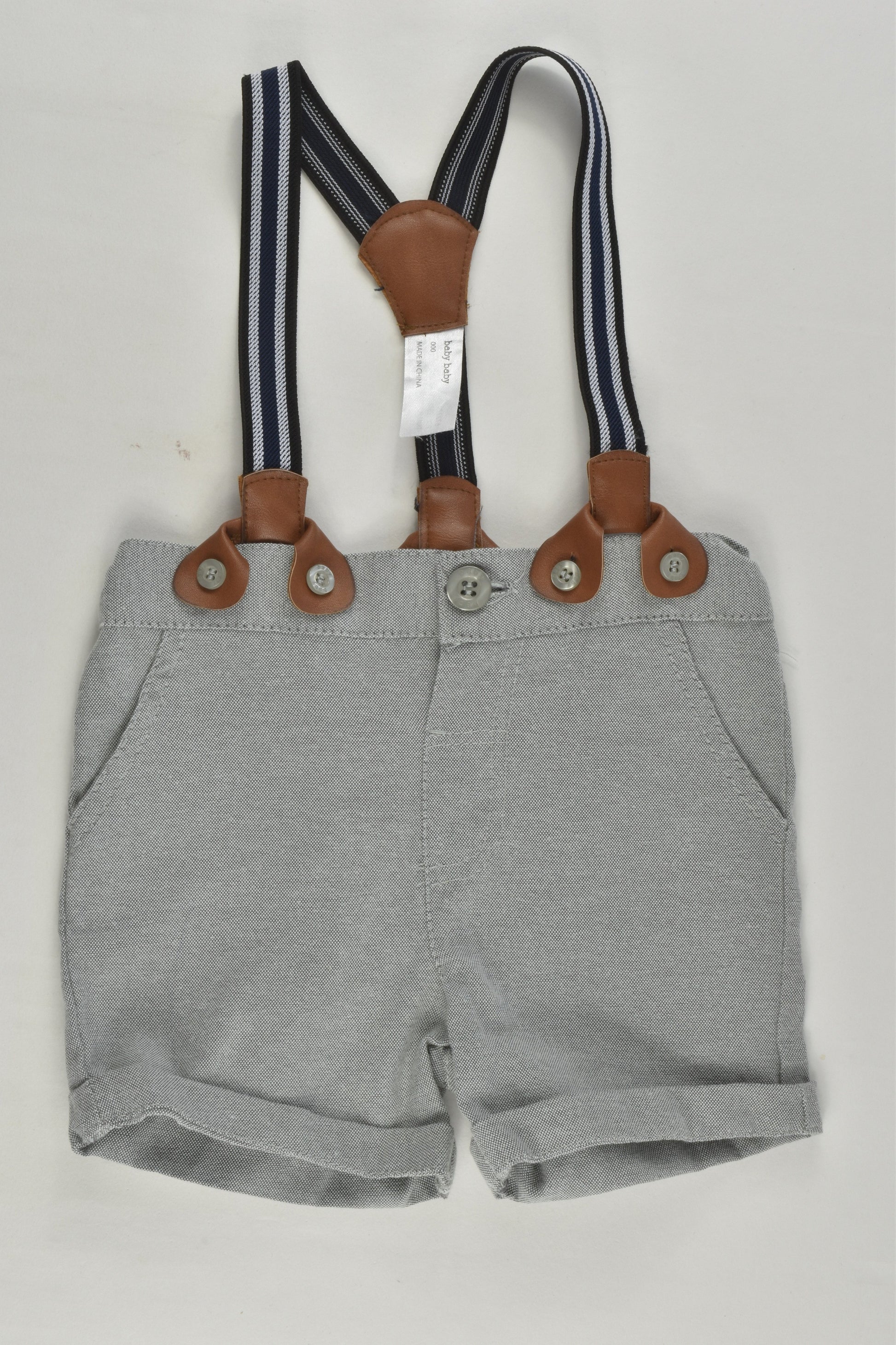 Baby Baby Size 000 Suspender Shorts