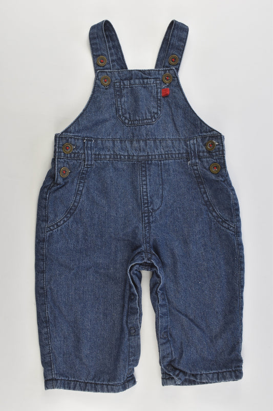 Baby Berry Size 00 (3-6 months) Lined Denim Overalls