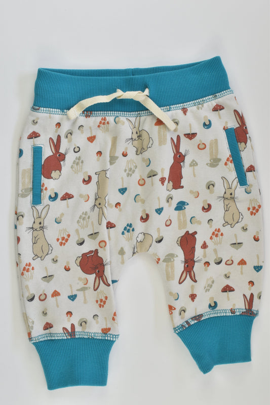 Baby Berry Size 00 Rabbits and Mushrooms Pants